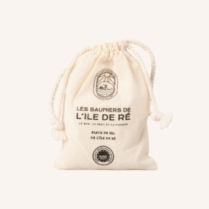Sachet toile fleur de sel de l'île de Ré 125g