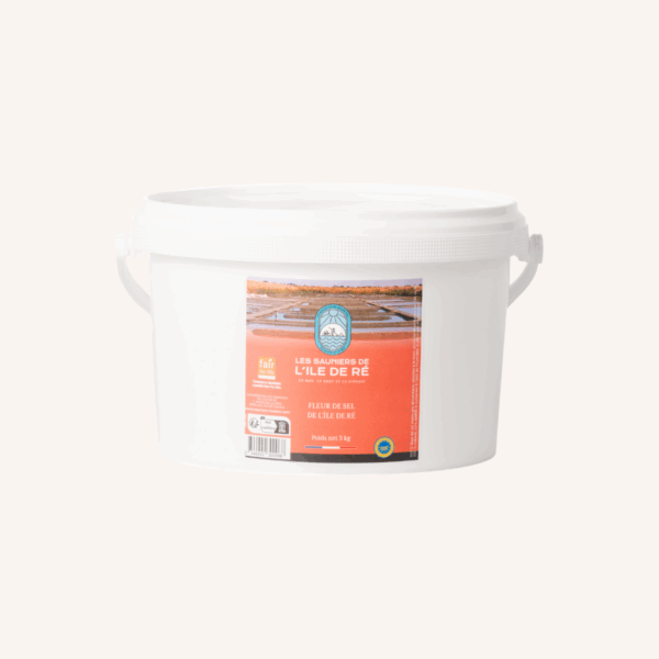 Seau fleur de sel de l'île de Ré 3kg
