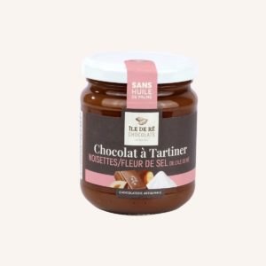 Chocolat à tartiner aux Noisettes et à la Fleur de Sel de l'Île de Ré