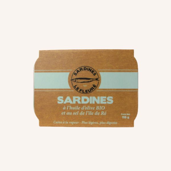 Sardines à la Fleur de Sel de l'Île de Ré 115g