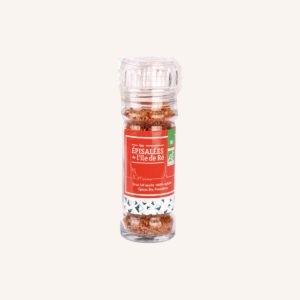 Gros Sel Saveur Pimentée BIO En Moulin 80g