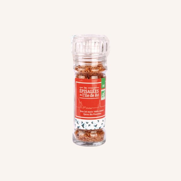 Gros Sel Saveur Pimentée BIO En Moulin 80g