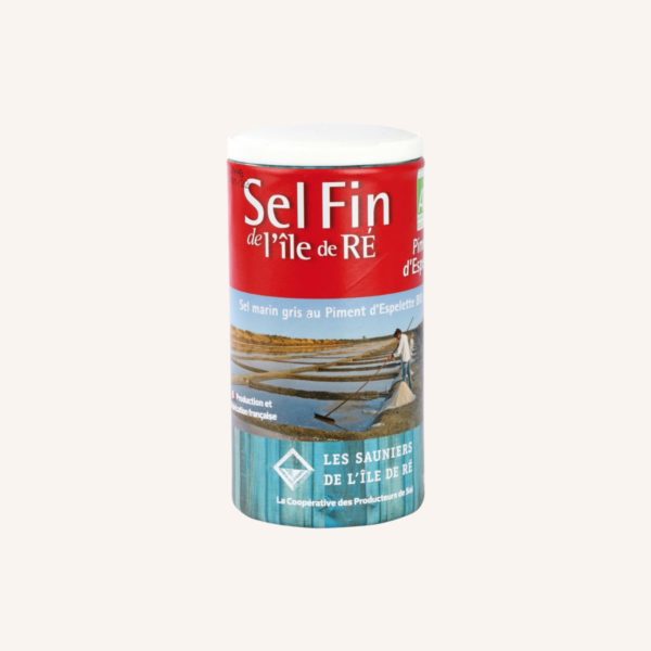 Salière Sel fin Au piment D'Espelette BIO 125g
