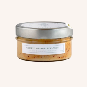 Crème d'asperges aux zestes de citron et piment d'Espelette 130g