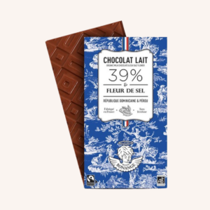 Tablette Lait 39% Bio & Fleur de Sel de L'Ile de Ré 80g